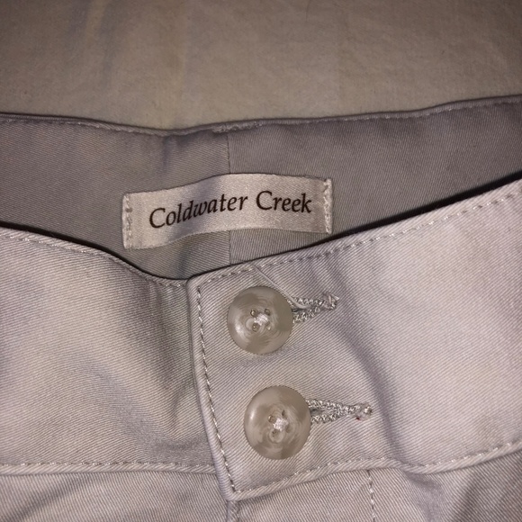 Coldwater Creek Khaki Trousers Size 10 - Picture 4 of 4